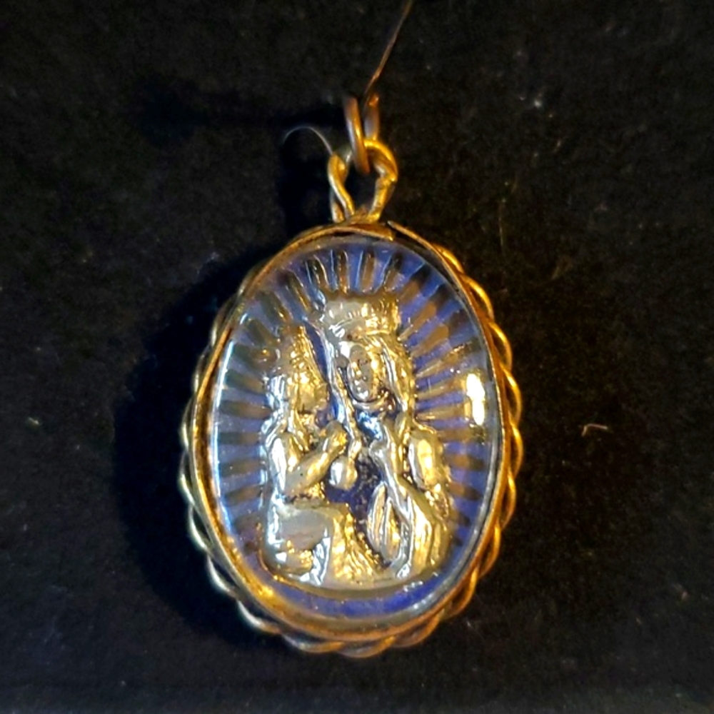COPY - Gorgeous, vintage 2-sided medallion..